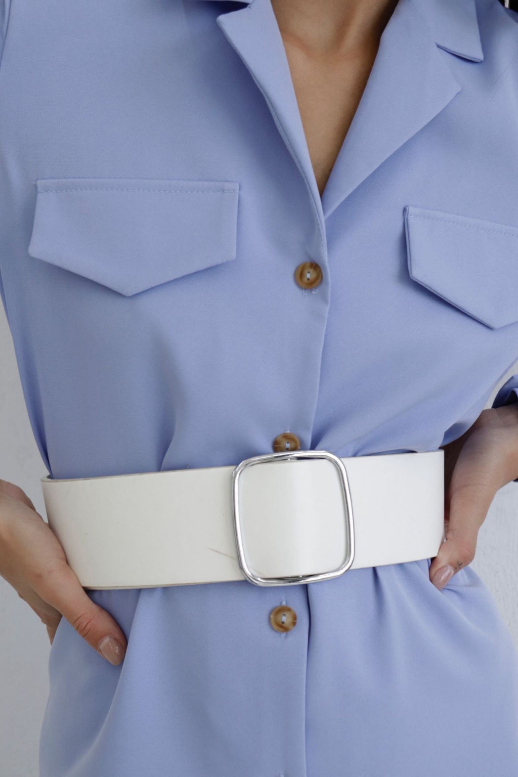 Платье-рубашка с английским воротником - Martichelli фото 87