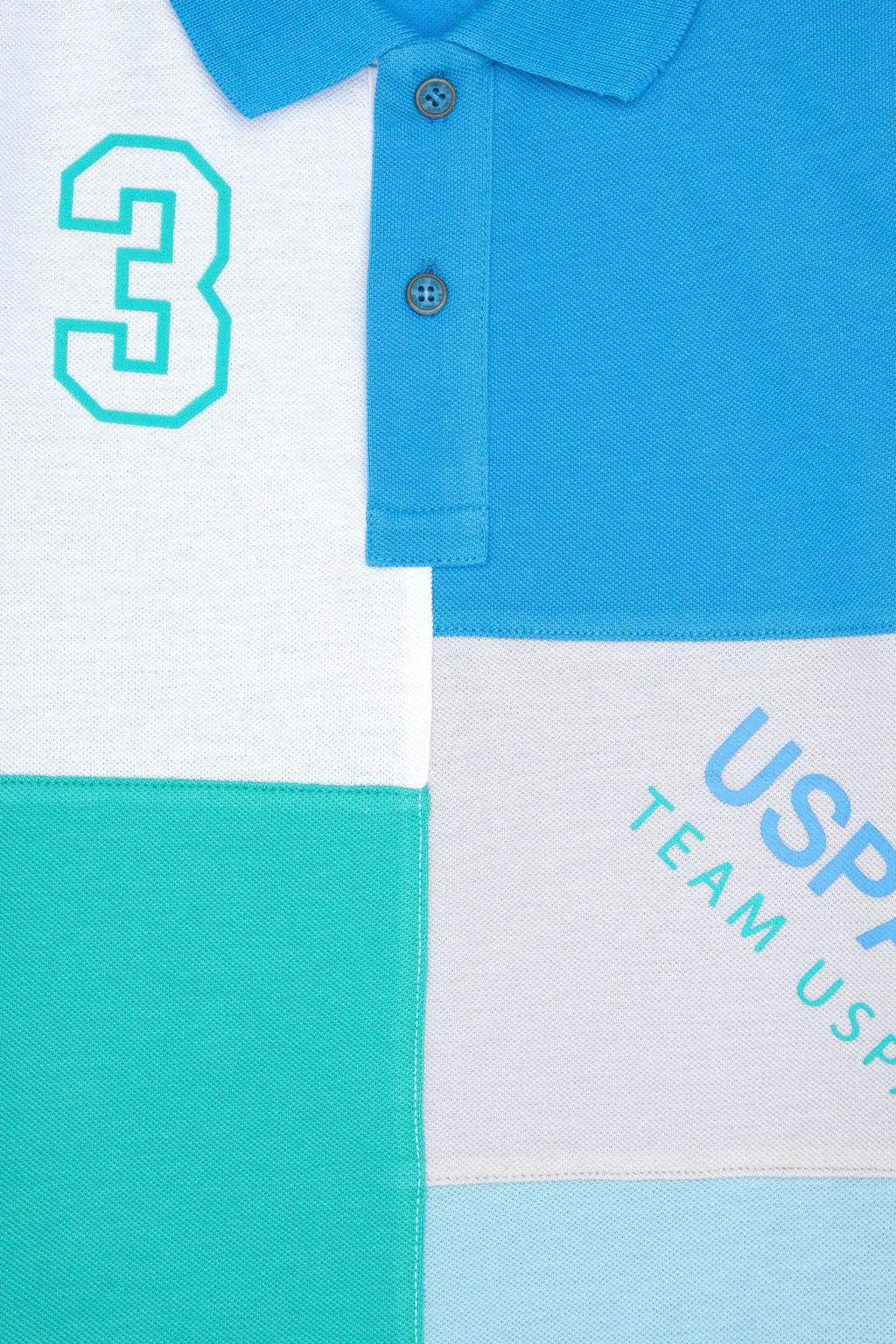 Erkek _ocuk Turkuaz Polo Yaka Ti__rt Sepette S_rpriz _ndirim - U.s. polo assn фото 3