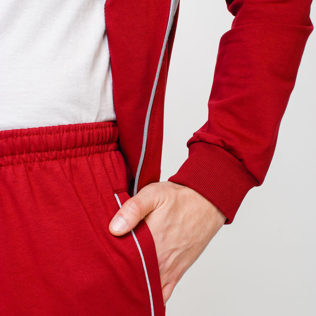 RODOS Спортивный костюм мужской весна/лето М-187 Синий/Меланж  фото 28