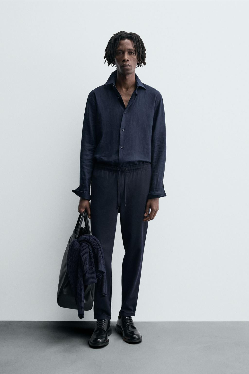 EASY CARE JOGGER WAIST TROUSERS - Zara фото 42