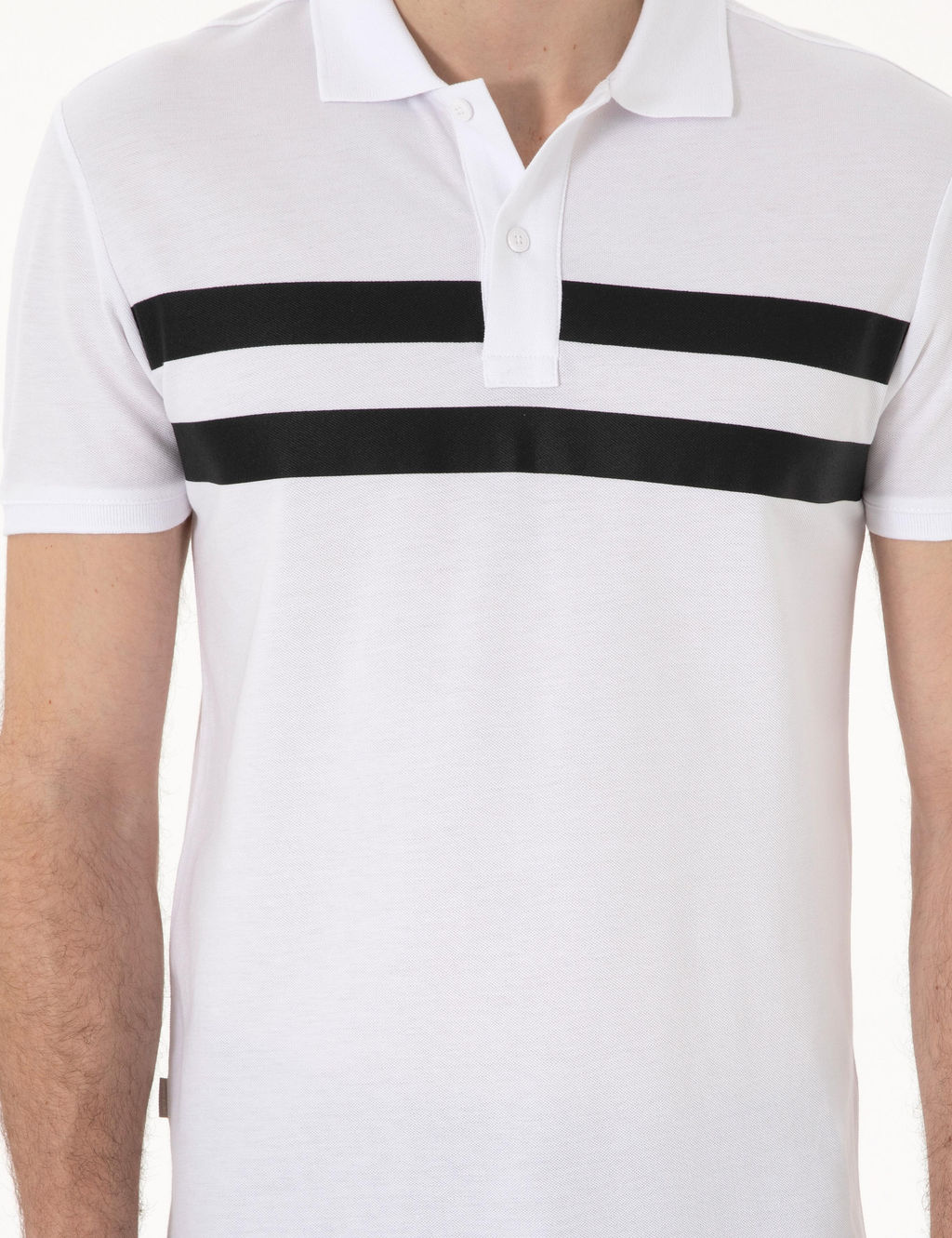 Beyaz Slim Fit Ti__rt