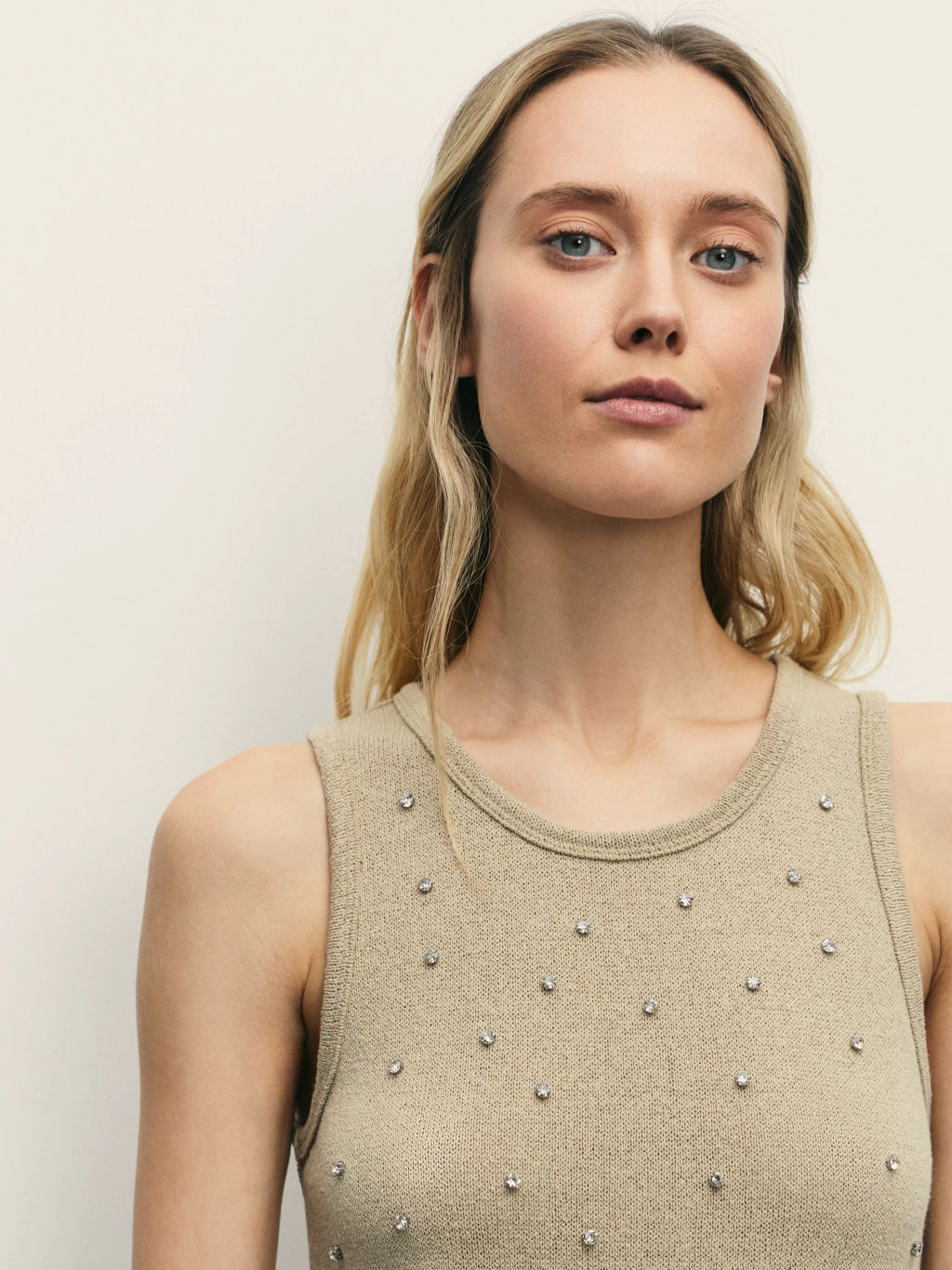 Майка со стразами / Zarina  фото 6