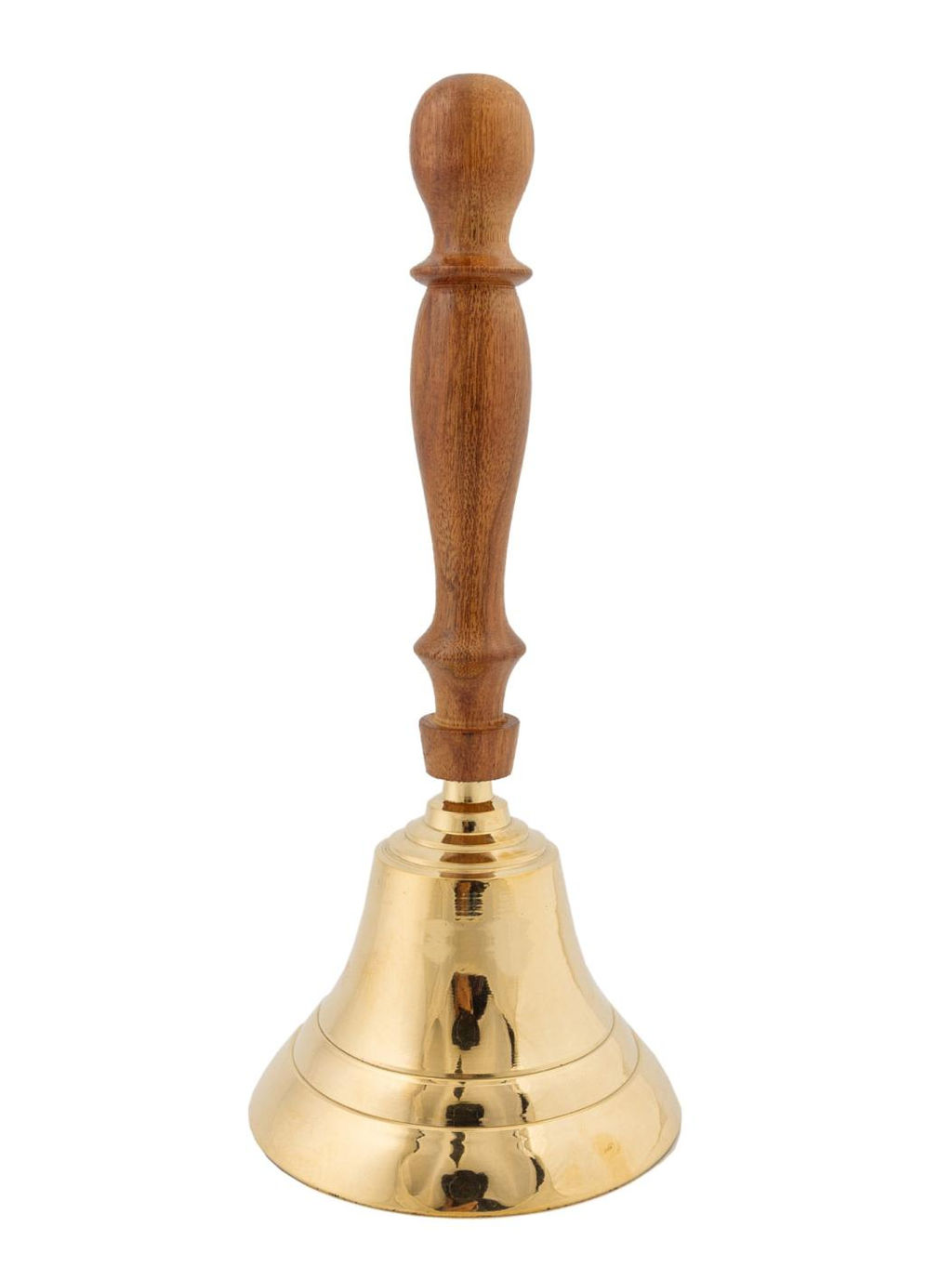 Колокольчик с дер. ручкой SMALL полиш № Кл4001/1/1