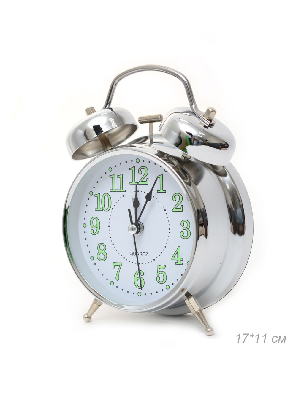 Будильник 17х11 см / 6040-389 /уп 50/ подсветка экрана