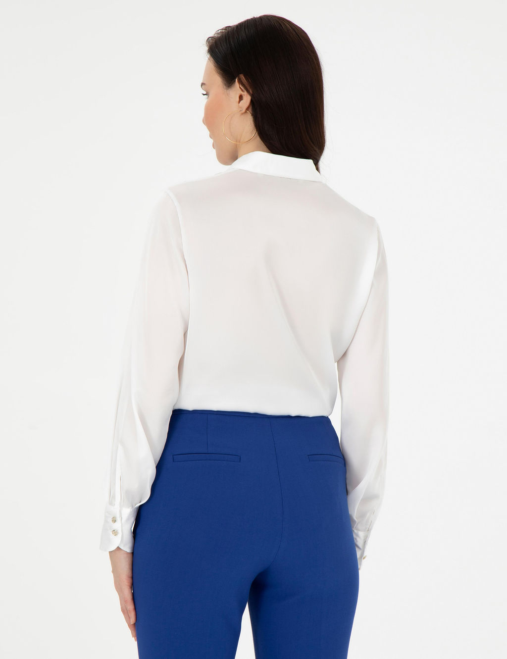 Ekru Comfort Fit Uzun Kollu G_mlek - Pierre cardin фото 5