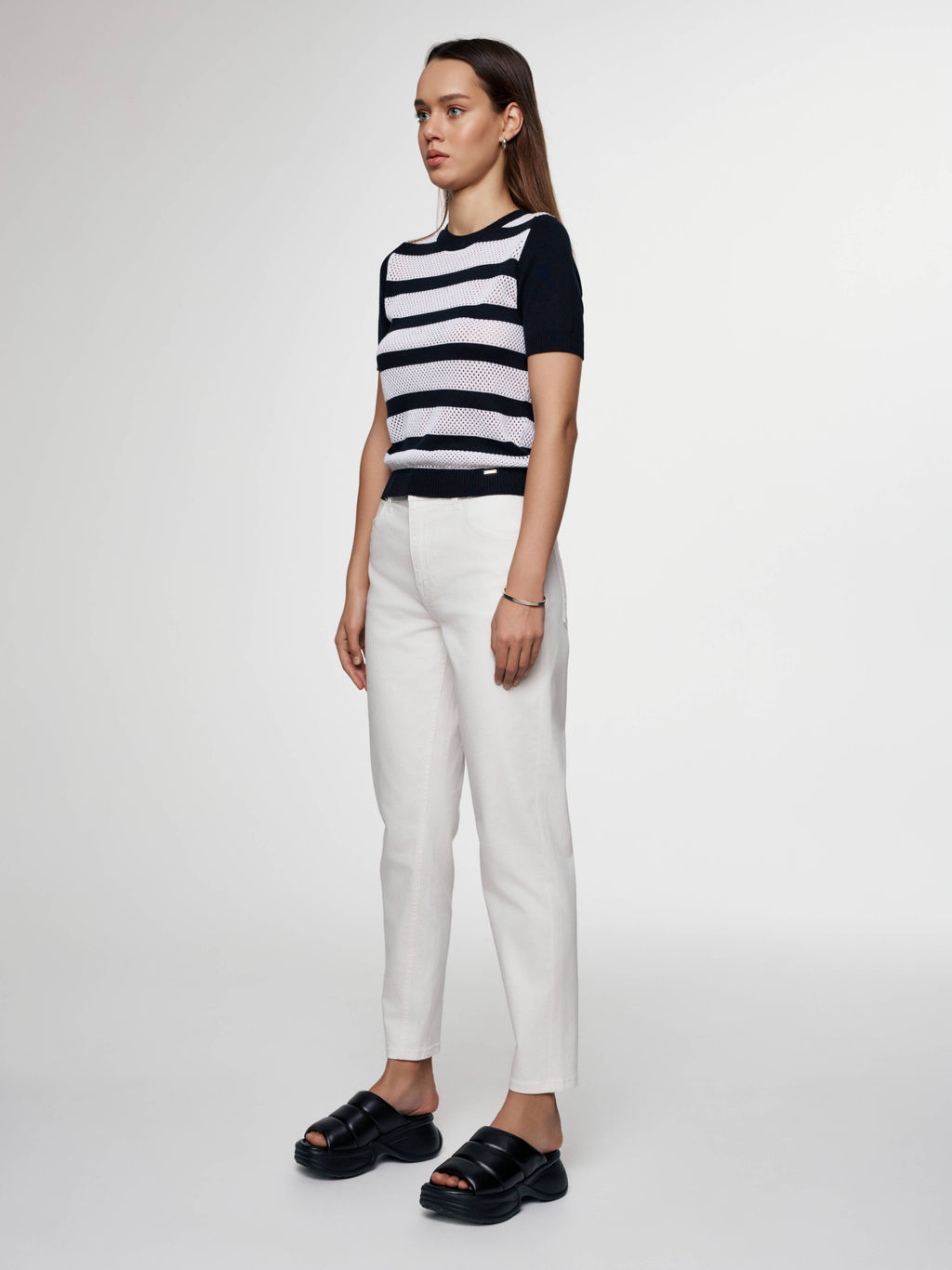 CONTE LDK 2332 Джемпер женский black-white - Conte elegant фото 8