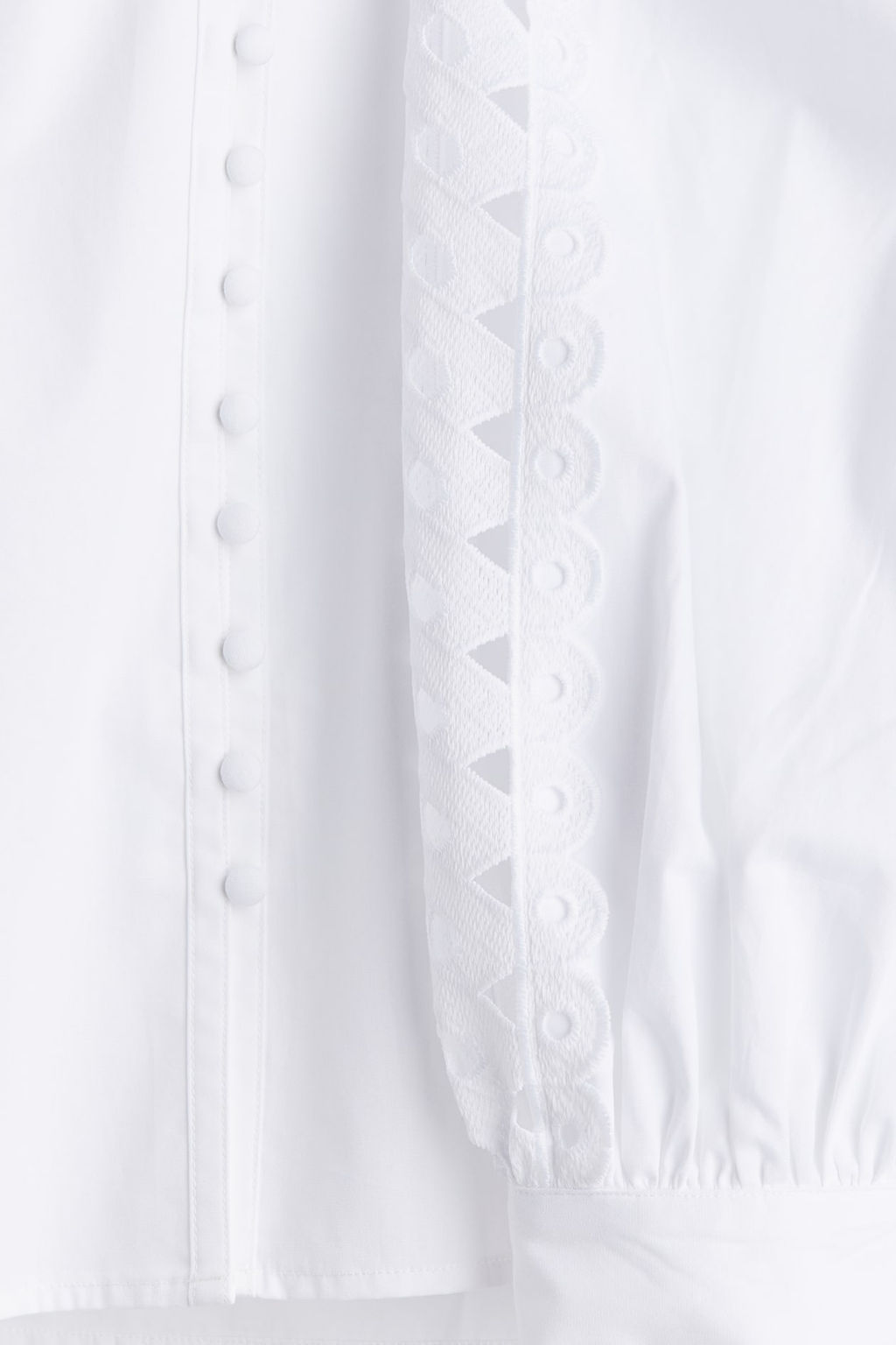 Blusa de algodon con detalle bordado - H&m фото 6