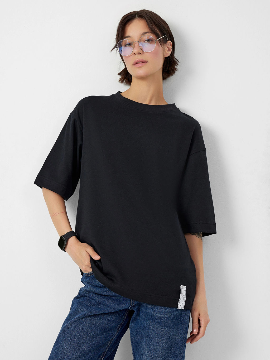 Футболка женская черная - Mark formelle фото 2