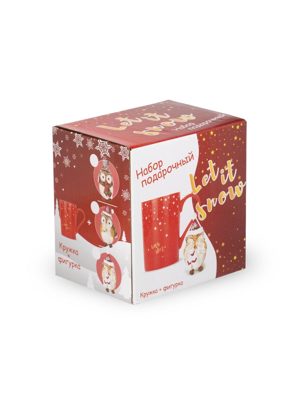 Набор подарочный LET IT SNOW 2пр (кружка + 1 фигурка) - ZHAN PENG фото 2