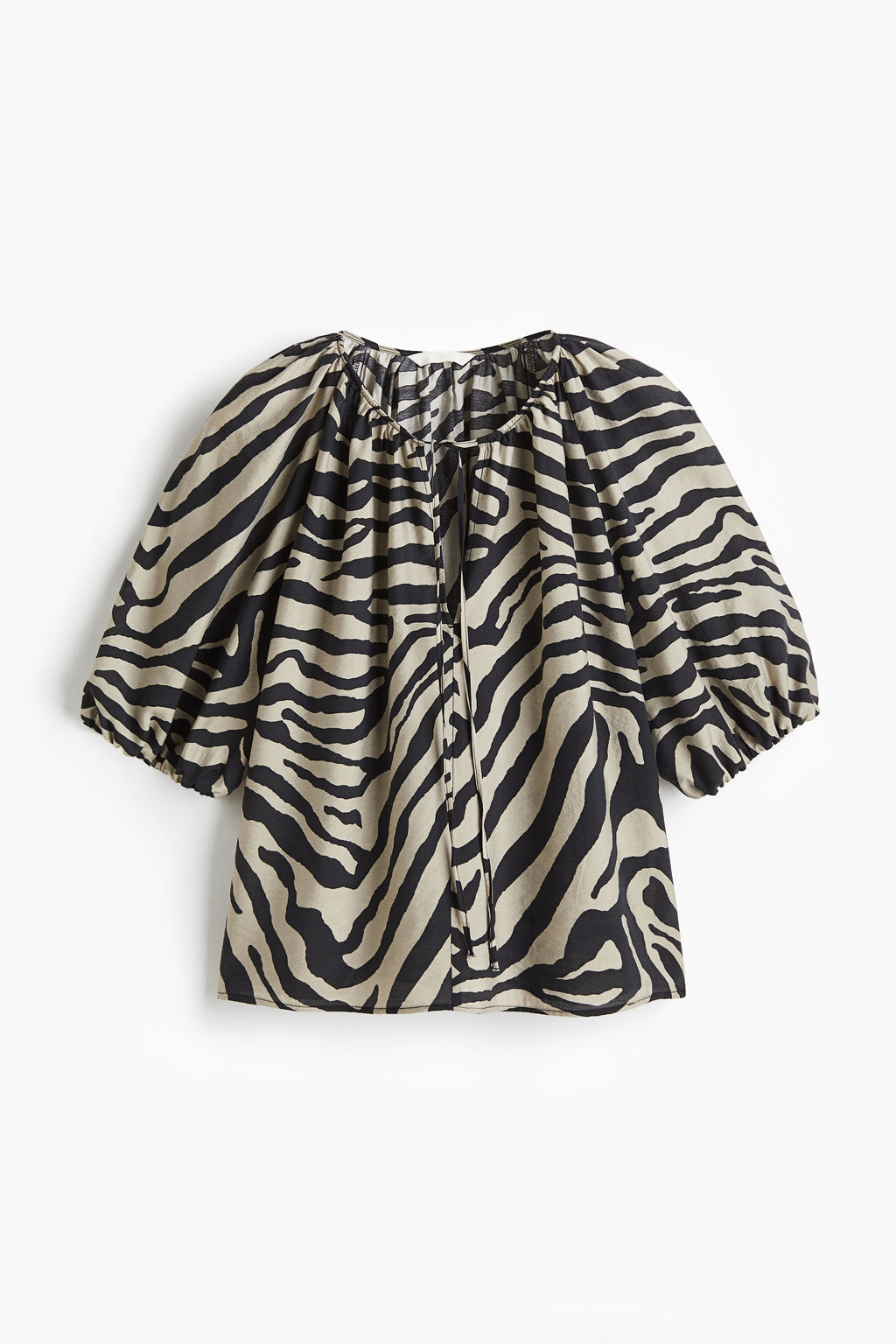 Blusa con mangas globo - H&m фото 3