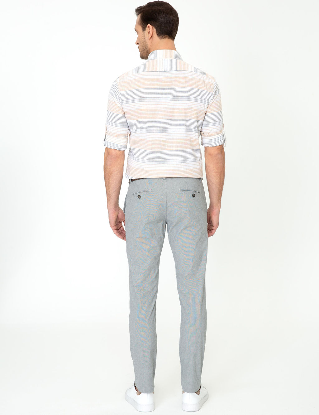 Черные зауженные брюки из плотной ткани - Cacharel фото 9