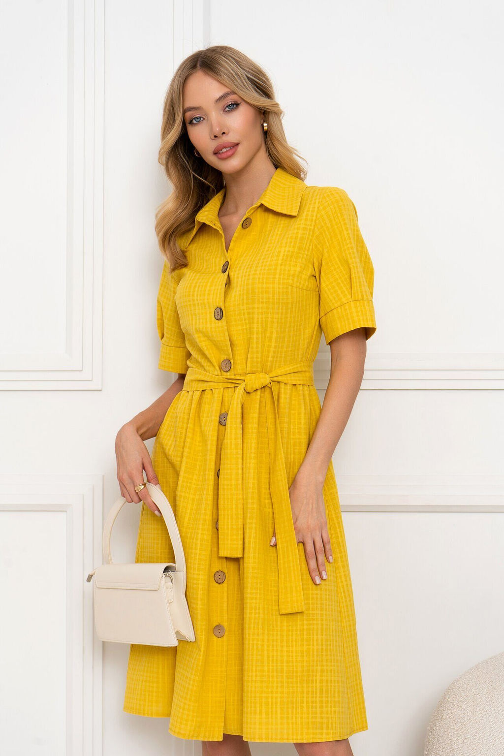 !!ЛЕН 95%!!! Платье 5696 - Open-style фото 8