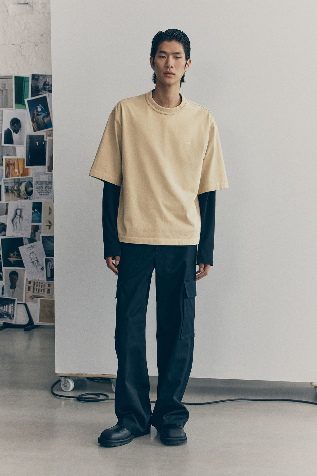 Camiseta boxy de algod?n - H&m фото 7