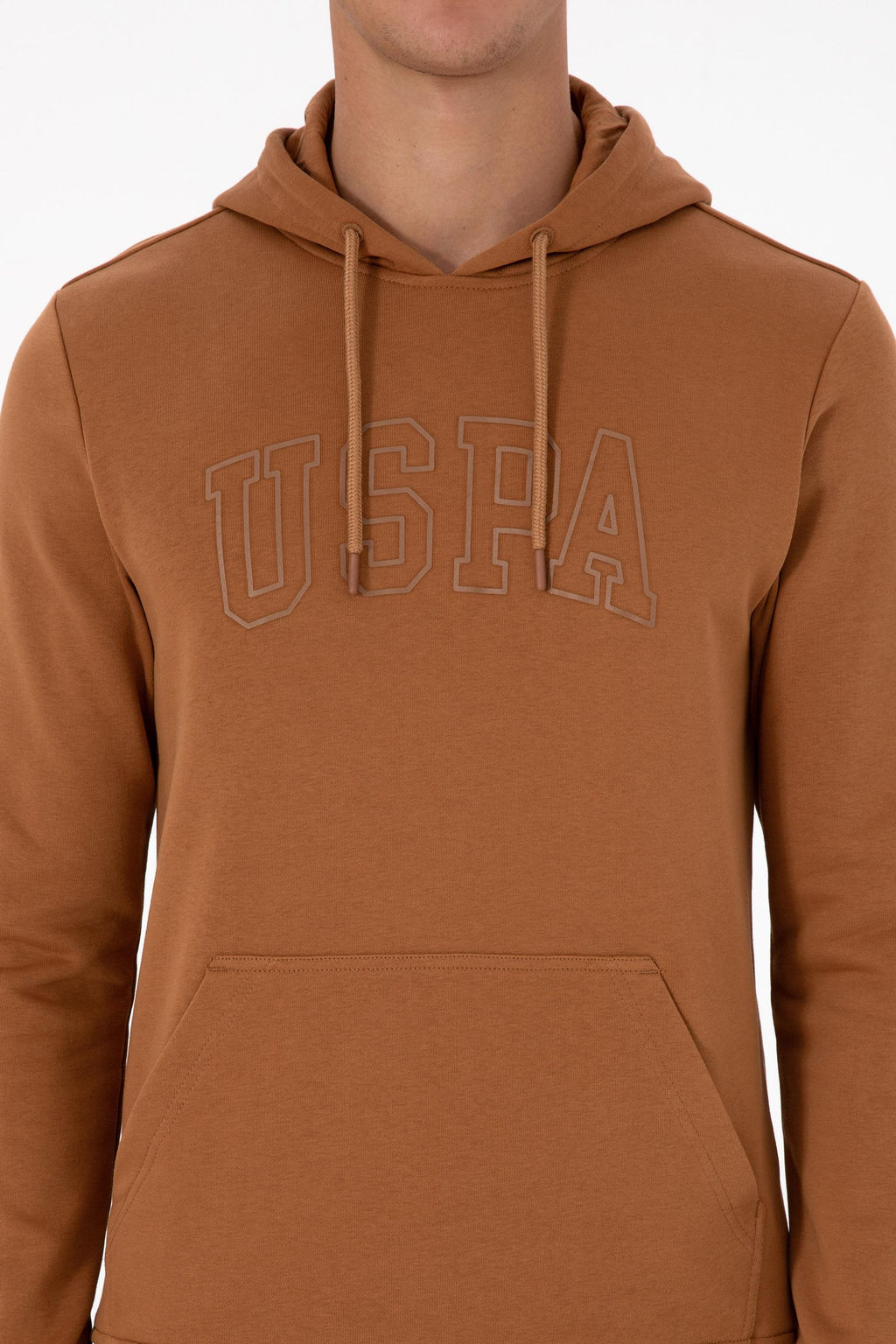 Erkek Regular Fit Kap__onlu Camel Basic Sweatshirt Sepette S_rpriz _ndirim
