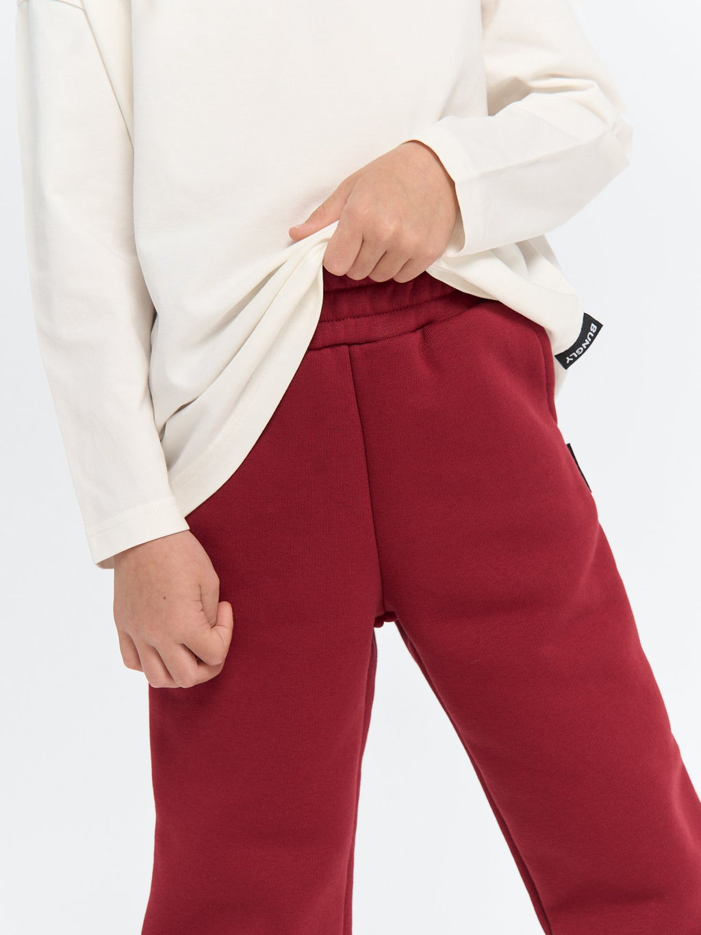 Джоггеры Мерло с карманами утепленные - Bungly фото 2