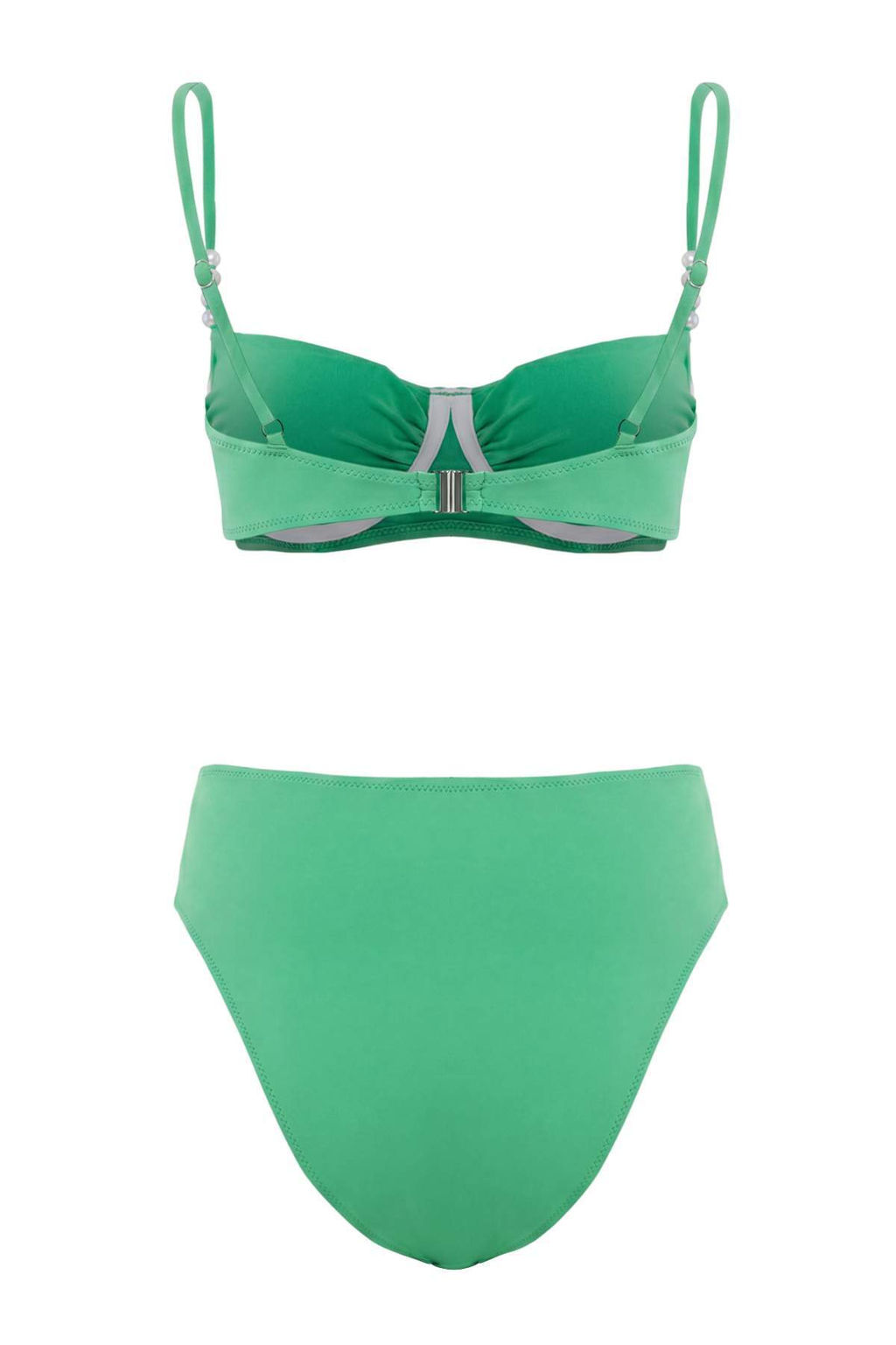 Ye_il Balconette Kapl_ Aksesuar Detayl_ Y_ksek Bel High Leg Bikini Tak_m_ TBESS26BT00178 - Trendyolmilla фото 9