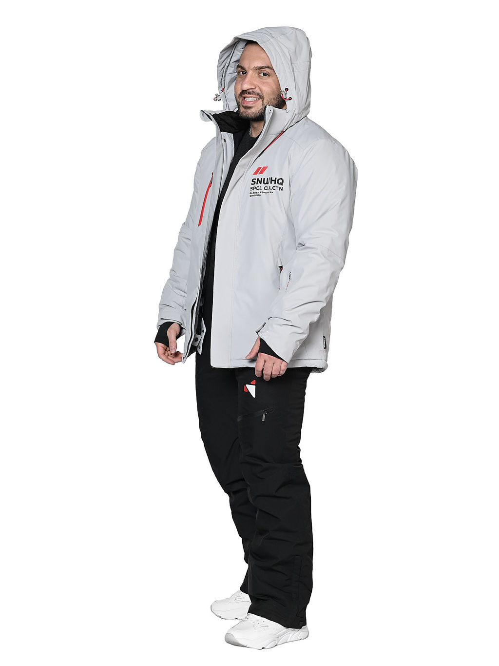 Костюм A-89103 Светло-серый