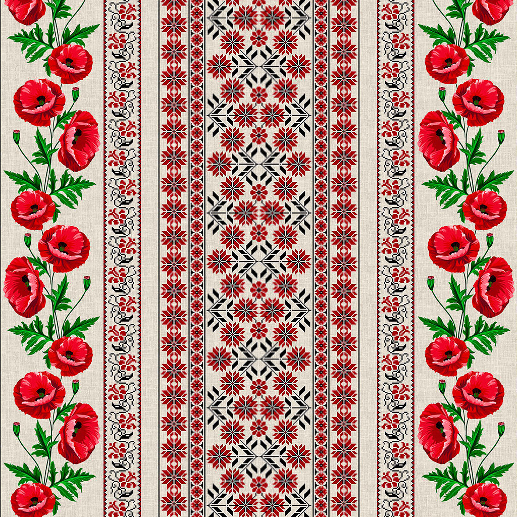 Мир Вам Скатерть 180х145см, длина стола до 140см, на 6 персон, хлопок Комфорт 171г/м2, Домашняя мода (Россия)  фото 2