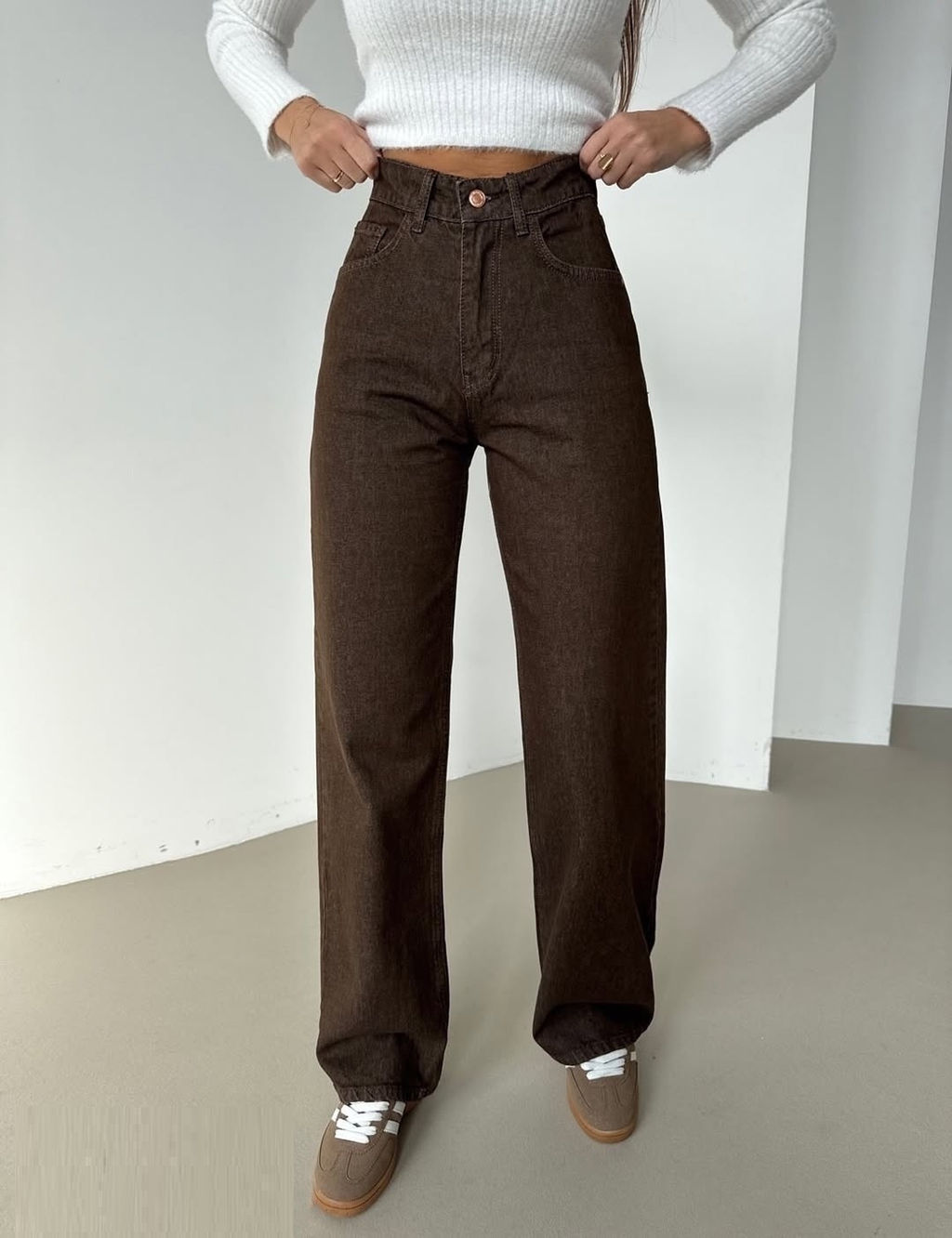 Джинсы багги