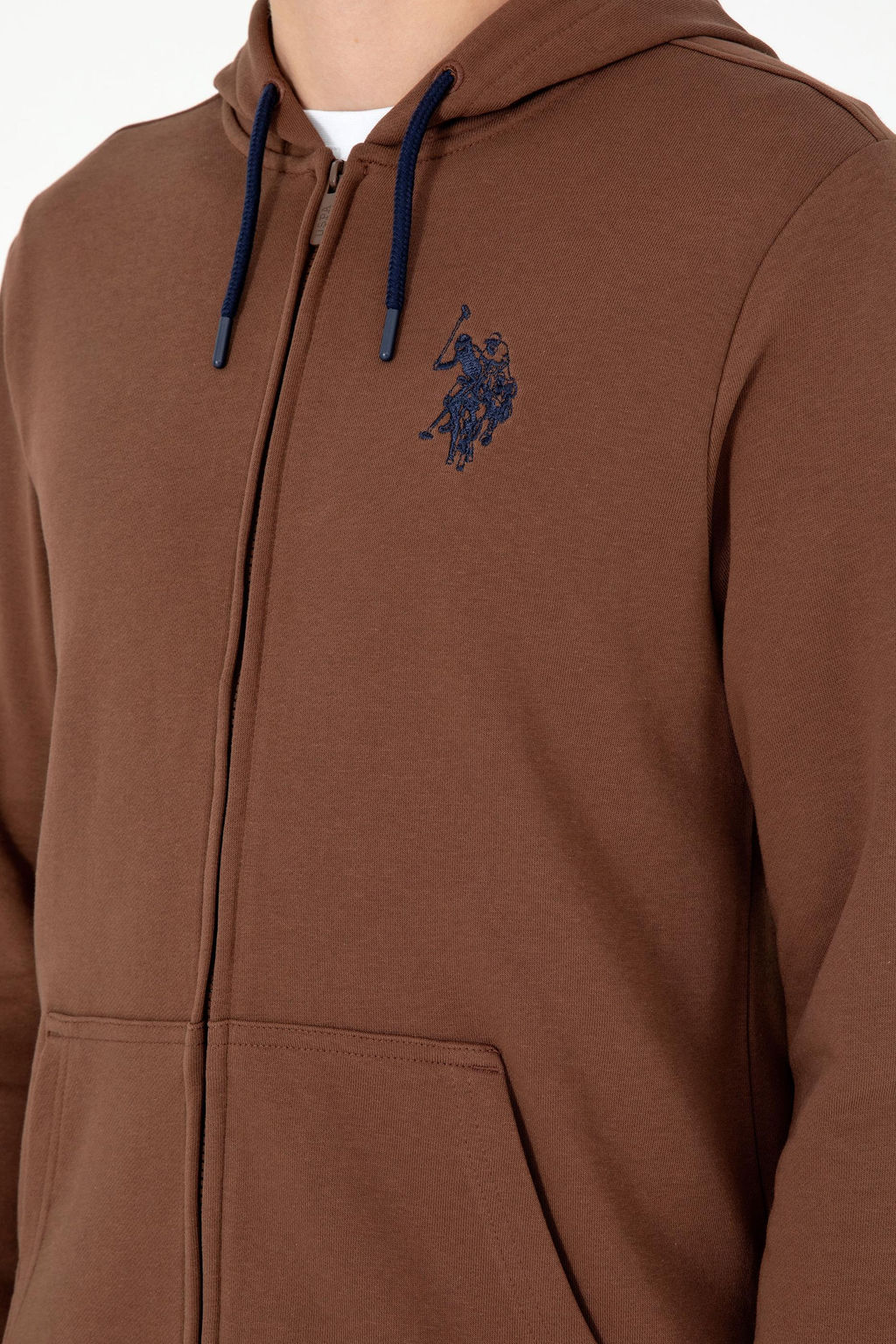 Мужской коричневый свитшот Неожиданная скидка в корзине - U.s. polo assn фото 7