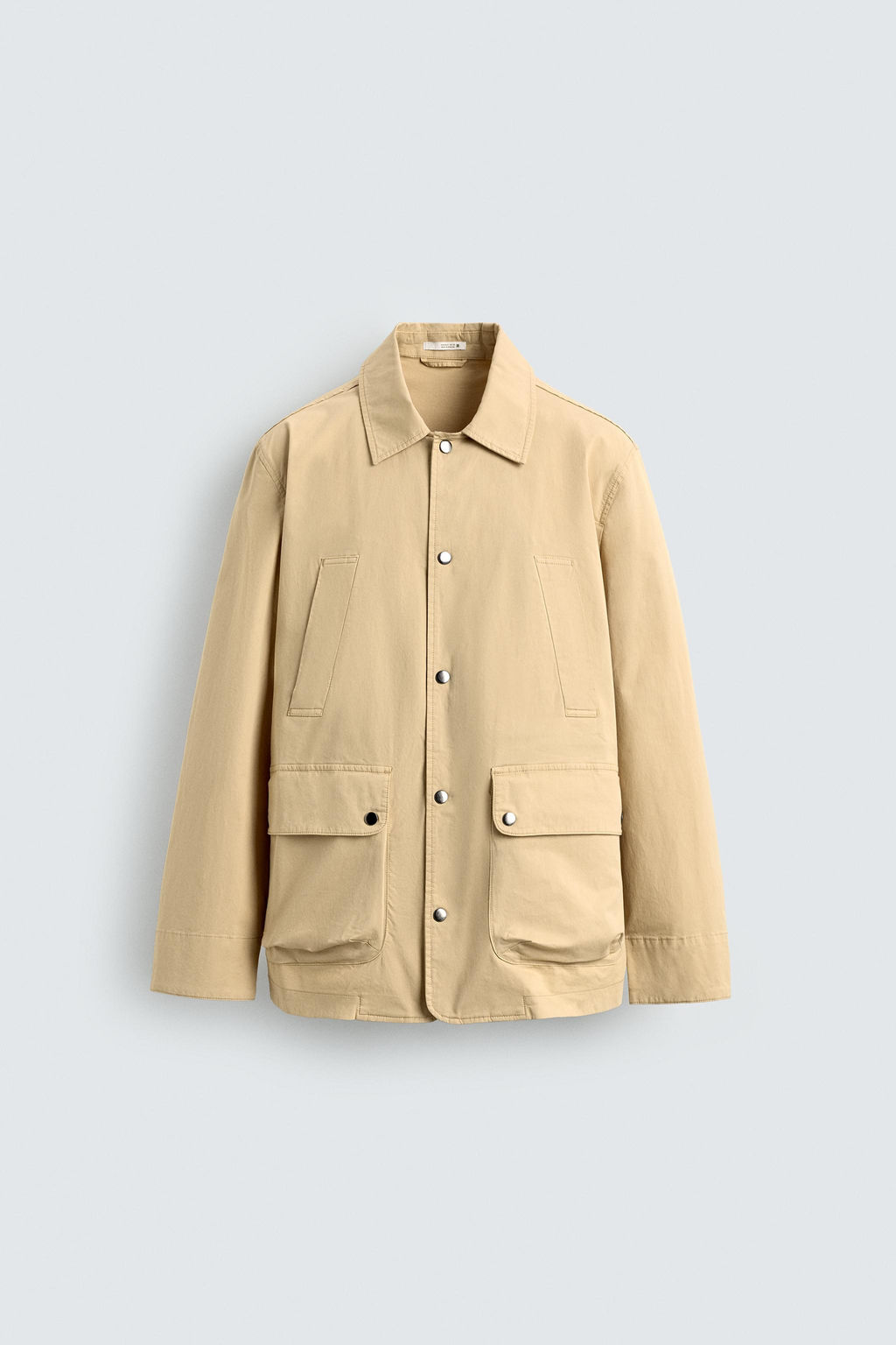 CAZADORA REGULAR FIT BOLSILLOS / Amarillo claro - Zara фото 8