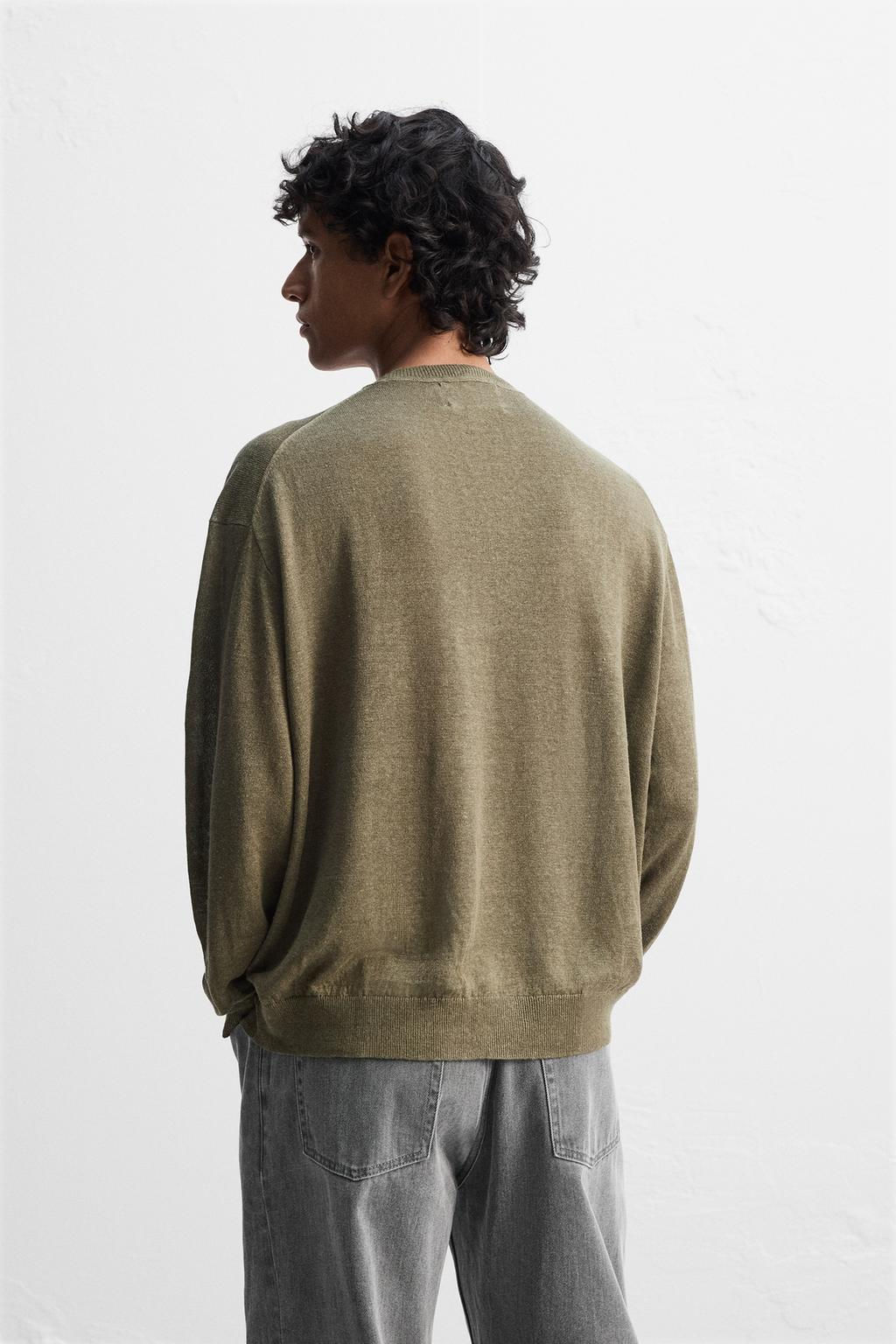 LIGHTWEIGHT 100% LINEN SWEATER - Zara фото 11