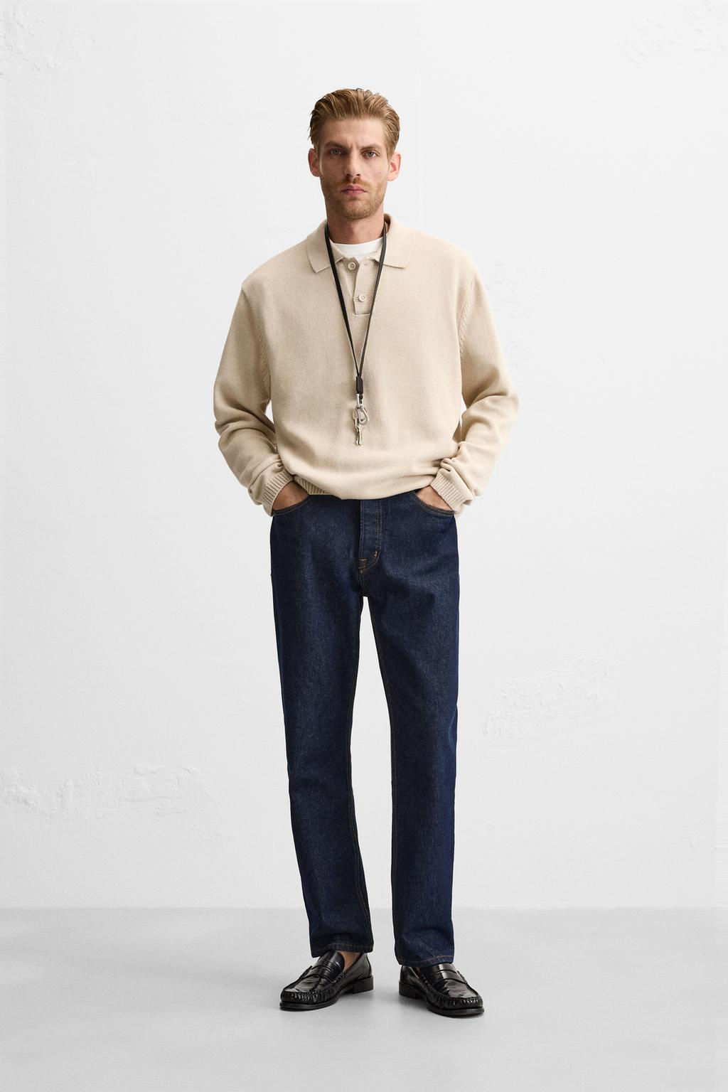 COTTON KNIT POLO SHIRT - Zara фото 9