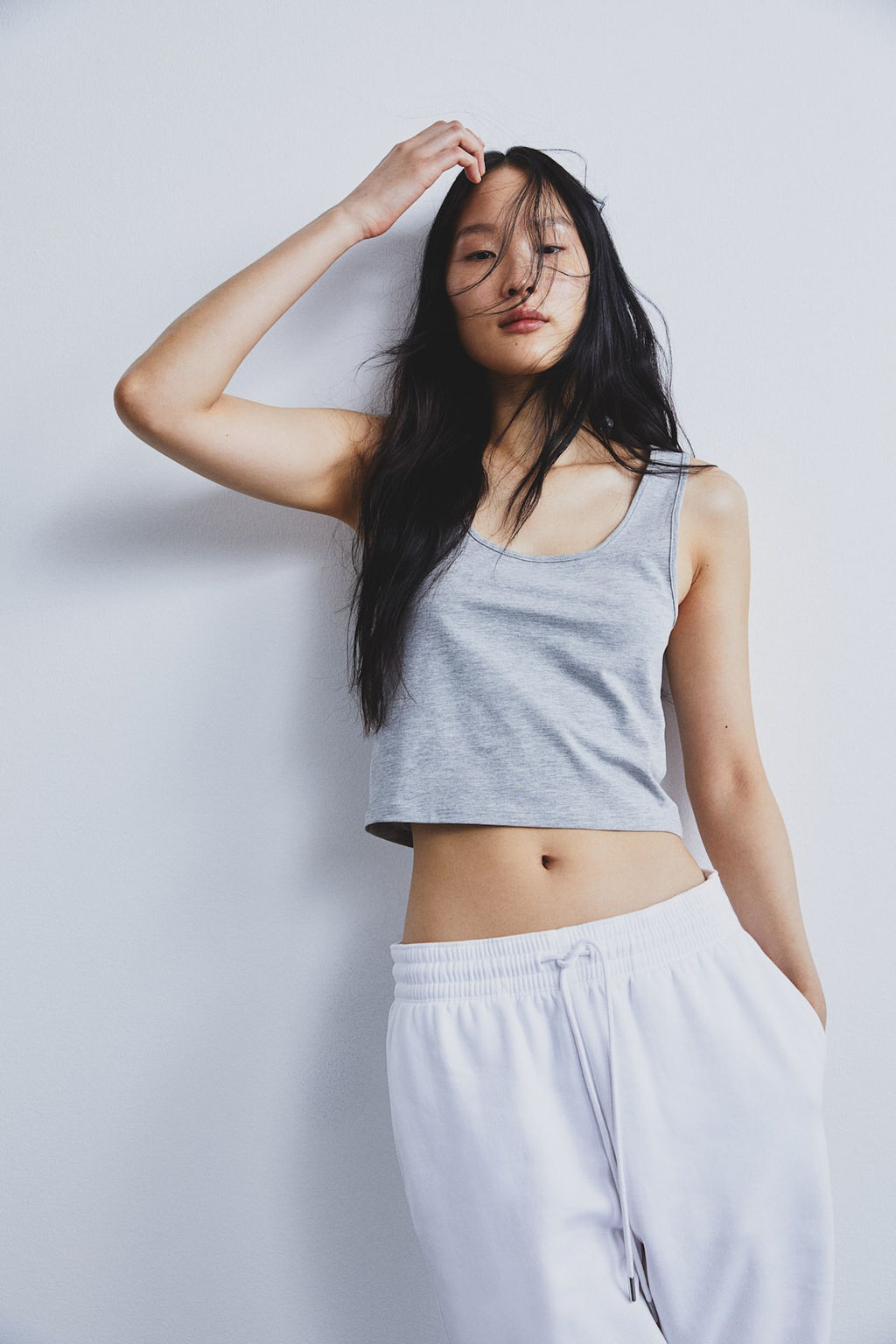 Pantalon de chandal en mezcla de algodon - H&m фото 3