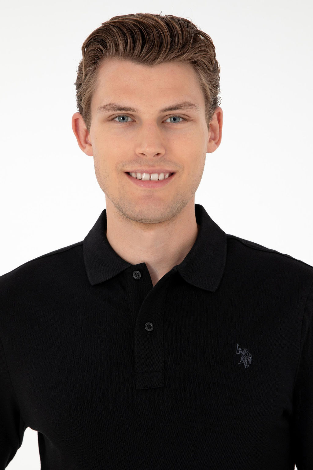 Мужской черный базовый свитшот Неожиданная скидка в корзине - U.s. polo assn фото 2