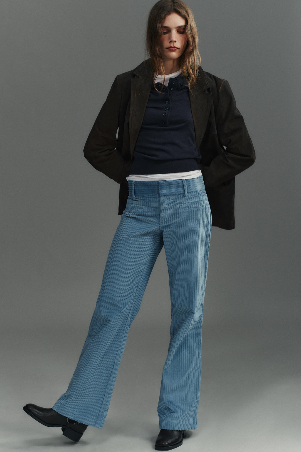 FLARE CORDUROY TROUSERS