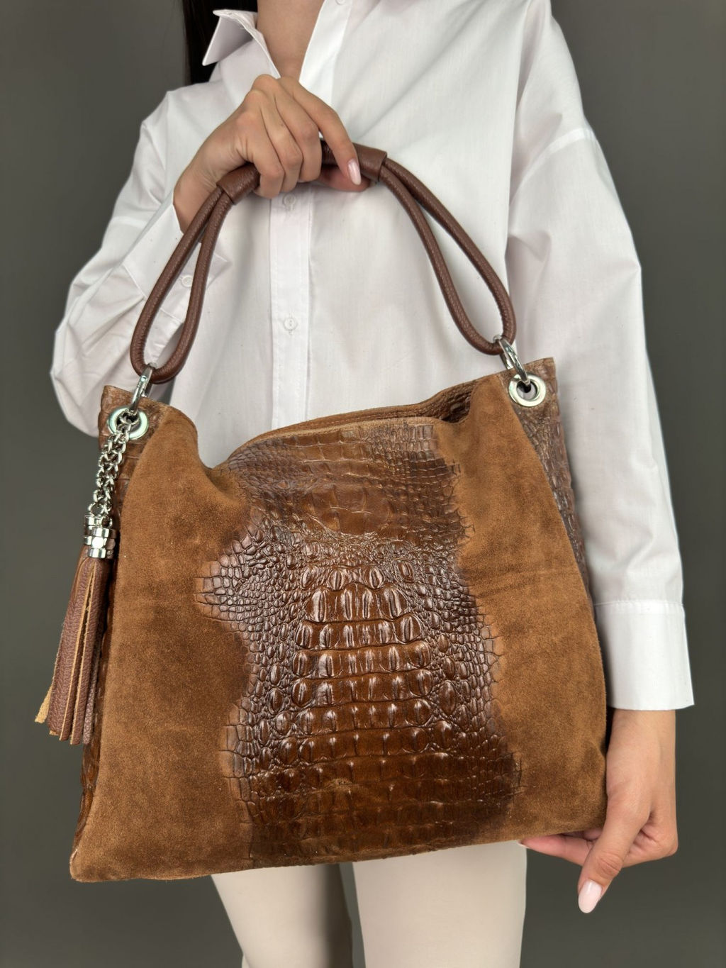 Сумка женская из телячьей кожи - Sefaro фото 10