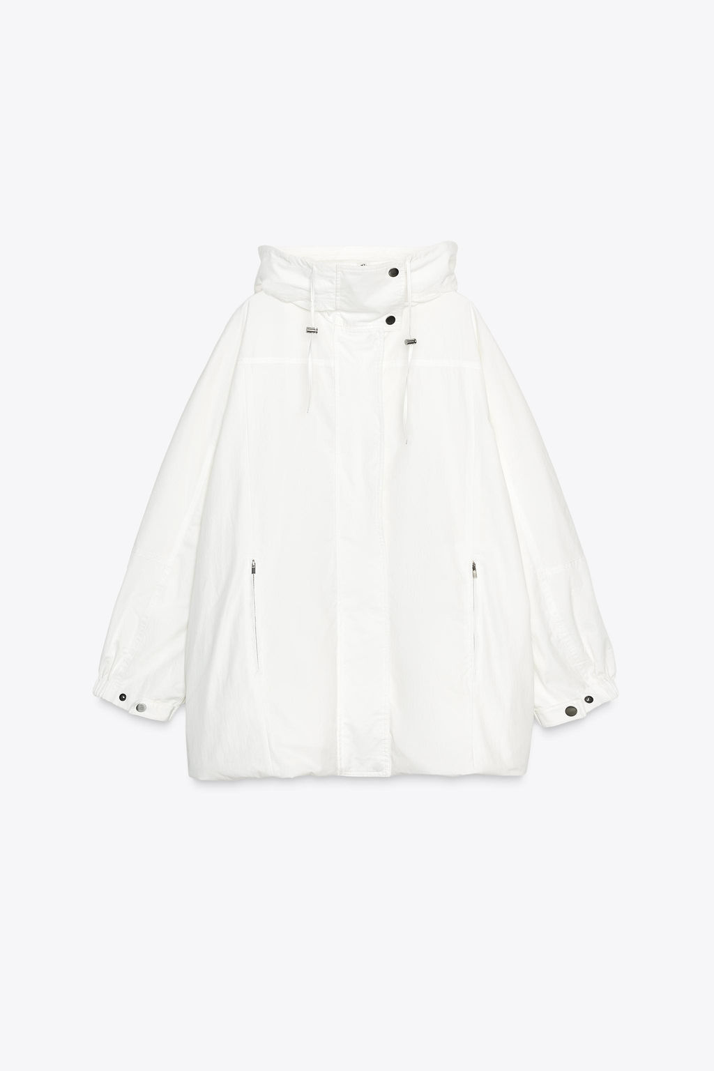 OVERSIZE MULTI-POSITION HOODED PARKA ZW COLLECTION - Zara фото 10