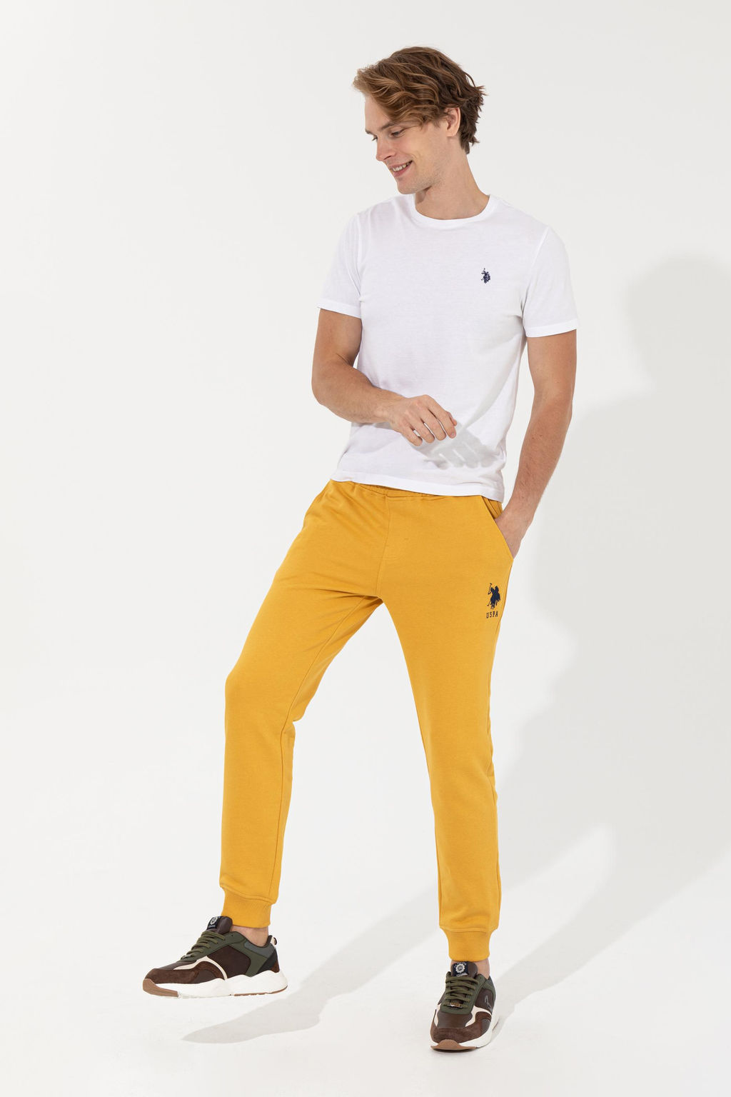 U. S. Polo Assn / Мужские шафрановые спортивные штаны - U.s. polo assn фото 15