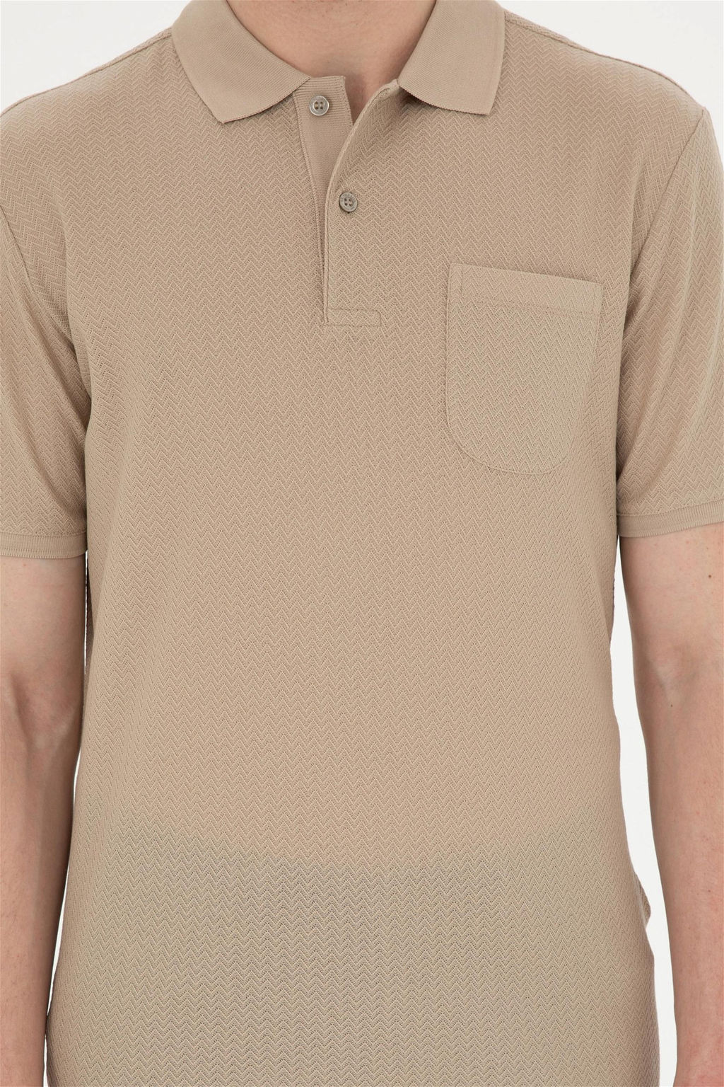 U. S. Polo Assn / Мужская футболка светло-хаки - U.s. polo assn фото 6