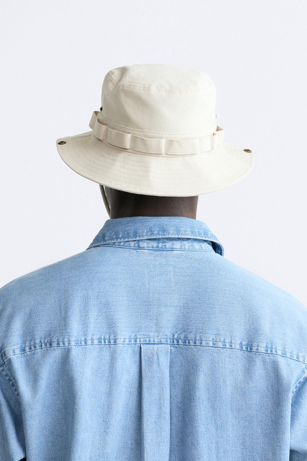 UTILITY BUCKET HAT - Zara фото 16