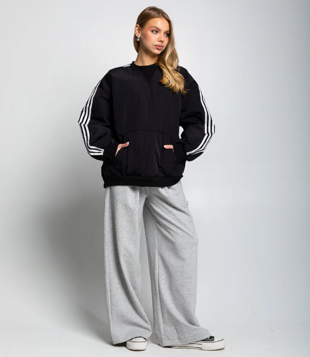 Свитшот #КТ25263, чёрный - Dommod фото 4