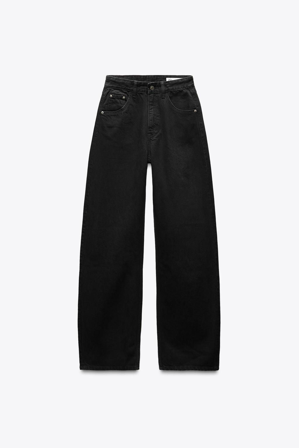 TRF CURVED HIGH-WAIST JEANS - Zara фото 5