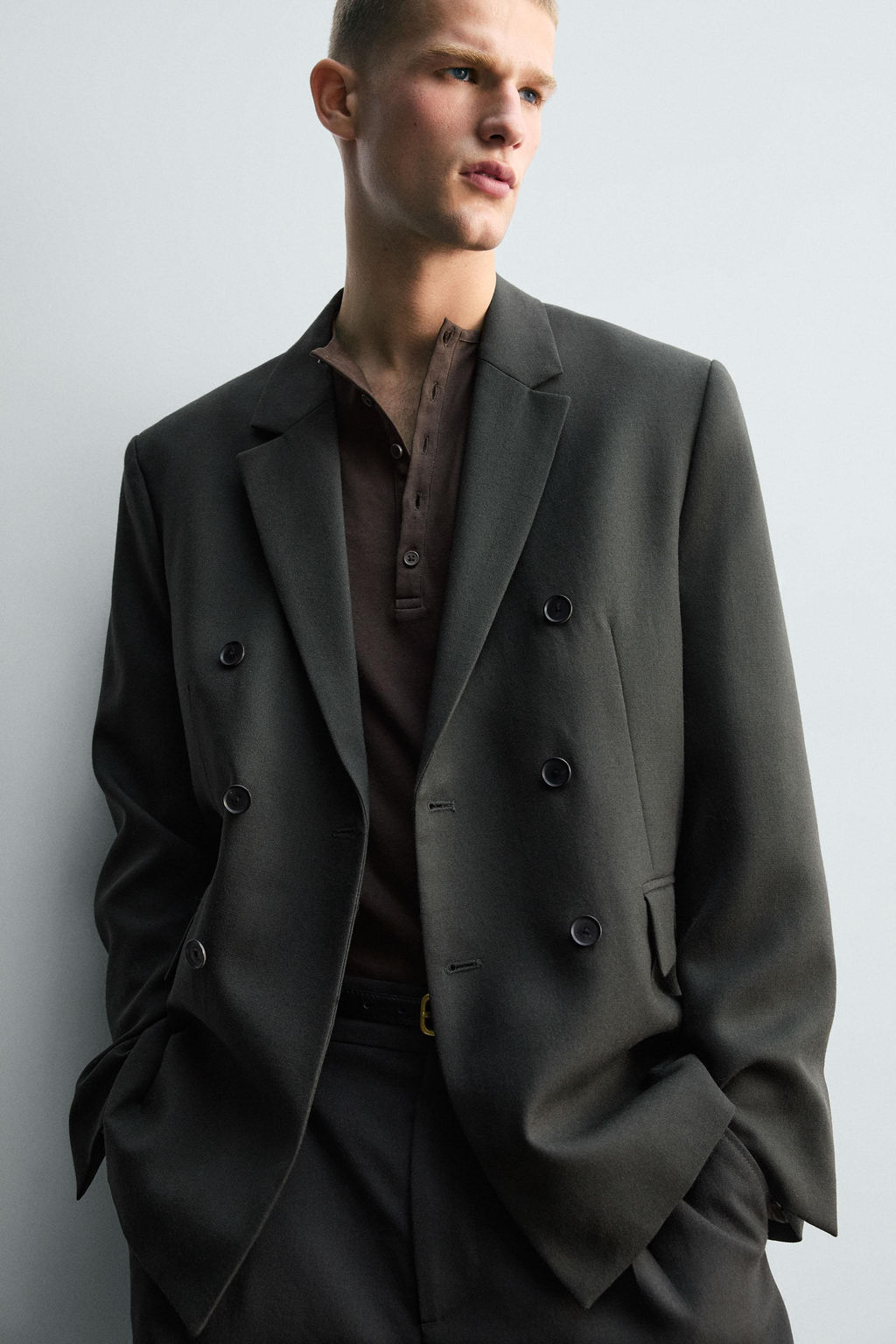 100% WOOL LIMITED EDITION SUIT BLAZER - Zara фото 5