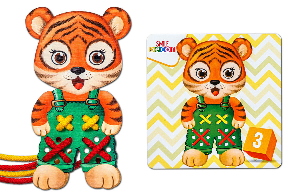 Шнуровка Тигренок - Smiledecor фото 2