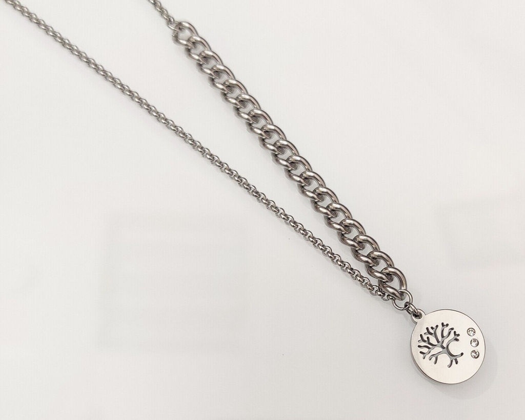 Кулон из стали на цепочке