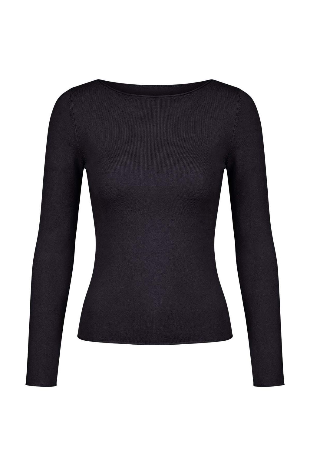 Siyah Yumusak Dokulu Kay?k Yaka Triko Kazak TWOAW26KZ00293 - Trendyolmilla фото 10