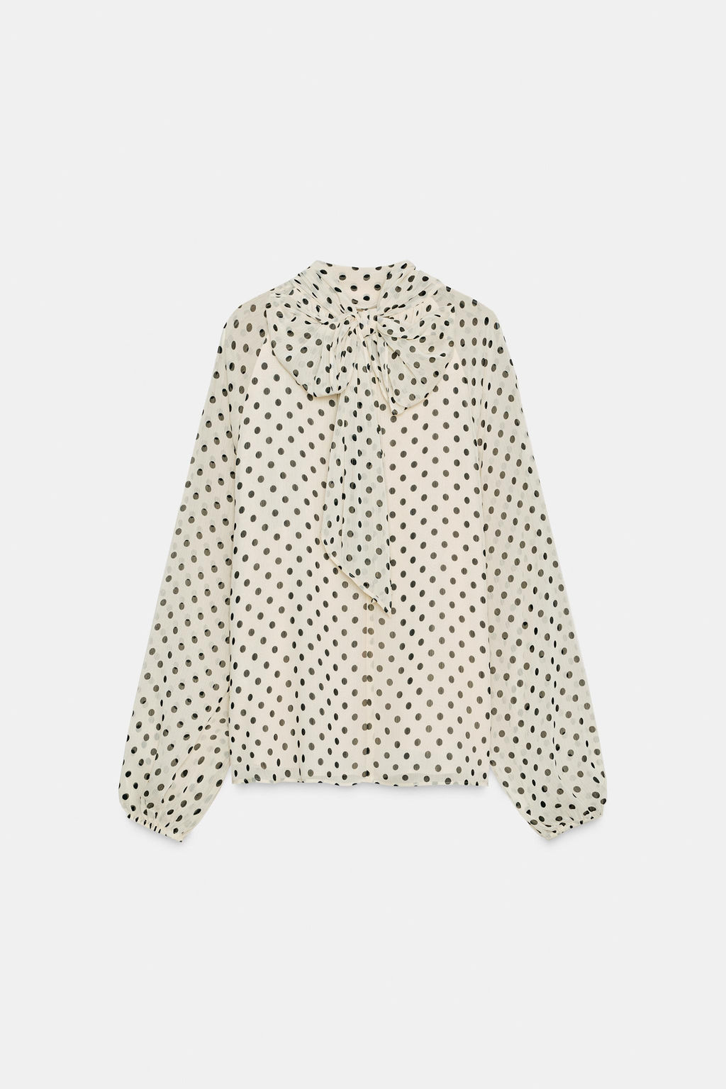POLKA DOT PRINT BLOUSE - Zara фото 22