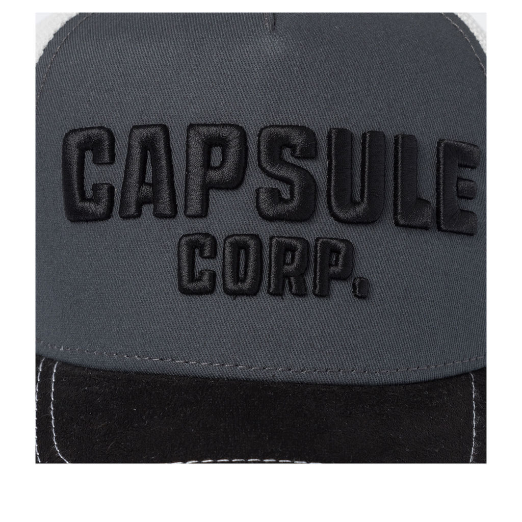 Бейсболка CAPSLAB арт. CL/DBZ10/1/PCT/CAP Dragon Ball Capsule Corp. (серый / черный)  фото 5