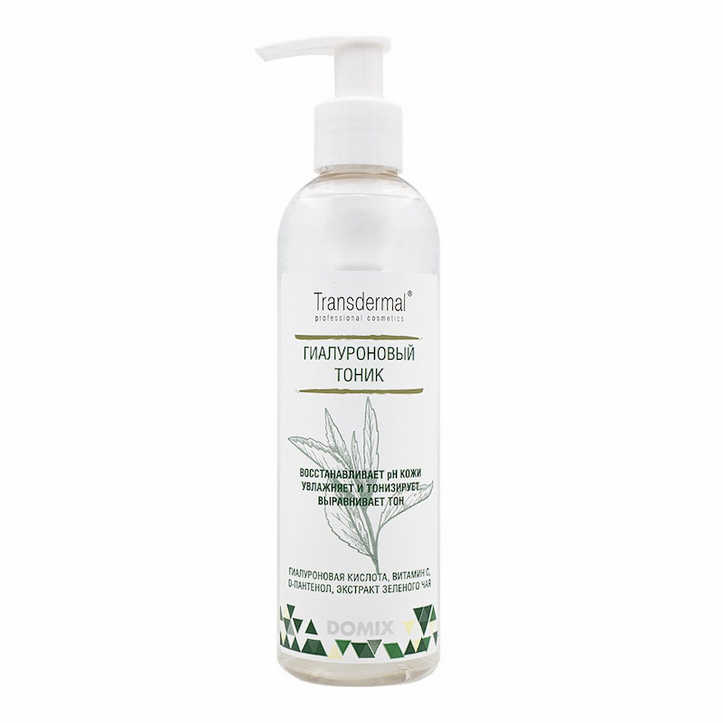 Domix Transdermal Гиалуроновый тоник для лица, 250 мл