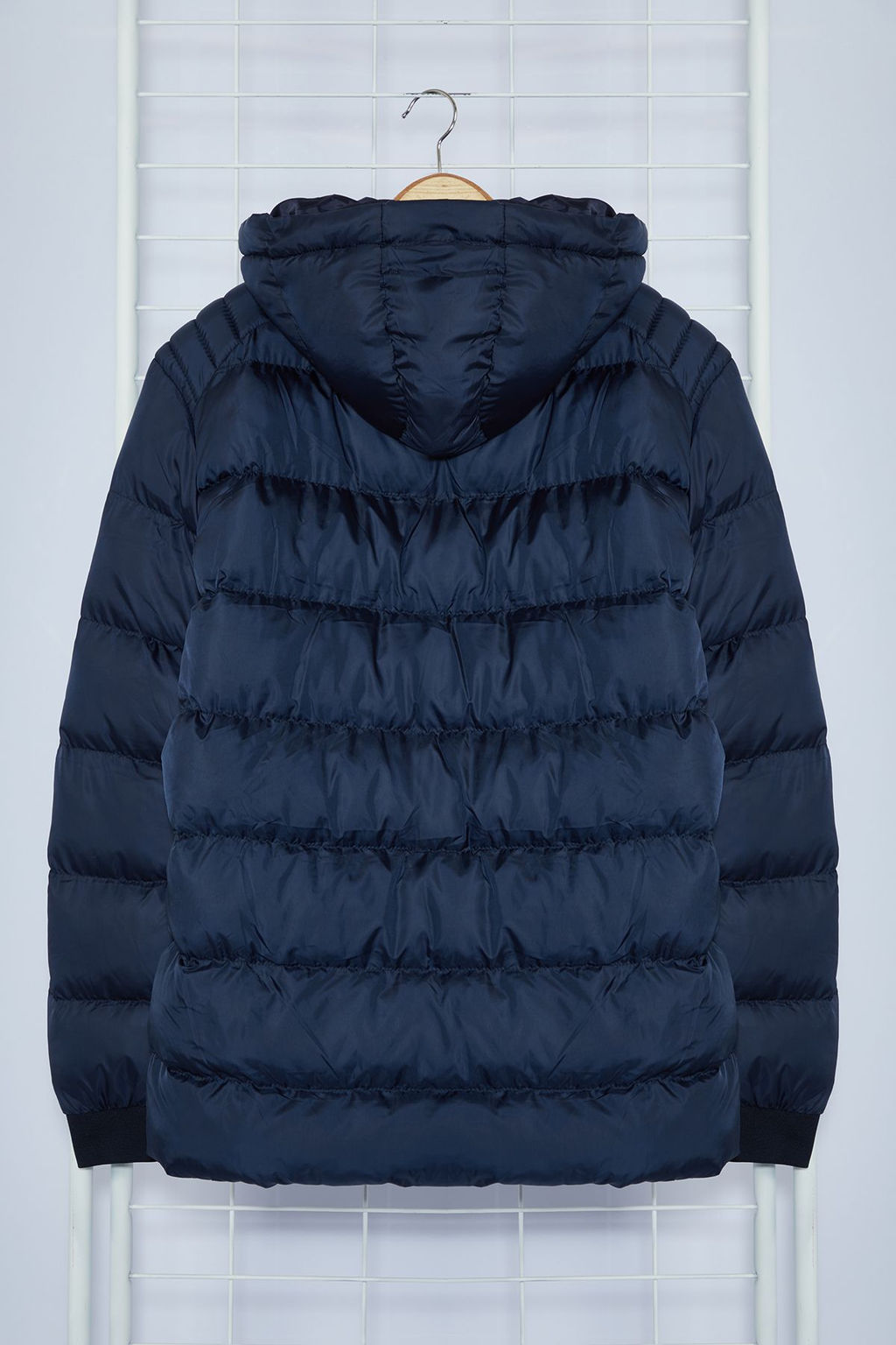 TRENDYOL MAN Lacivert Erkek Regular Fit Sisme K?sl?k Mont TMNAW25MO00002 - Trendyolmilla фото 8