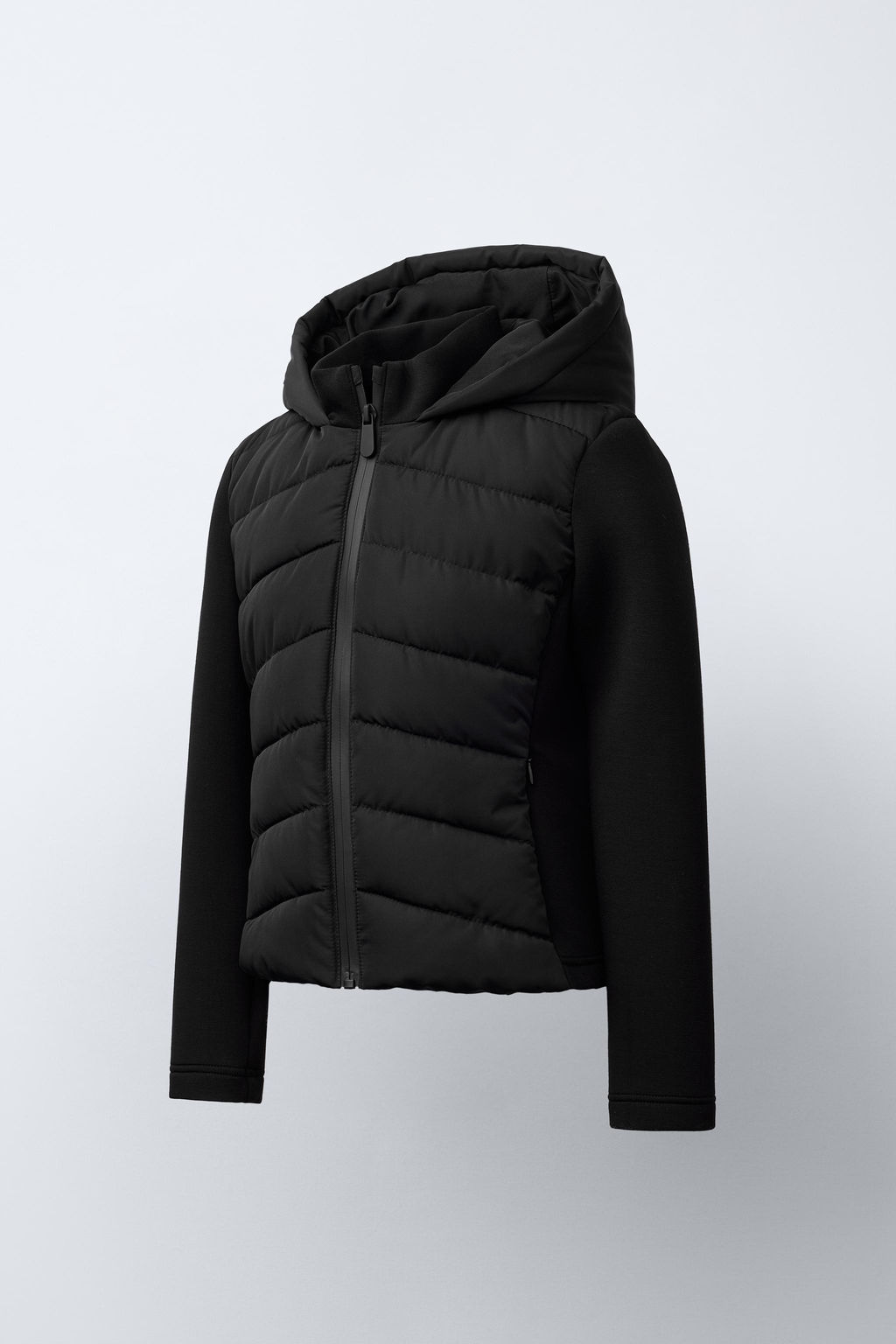 NEOPRENE-EFFECT SLEEVE PADDED JACKET - Zara фото 2