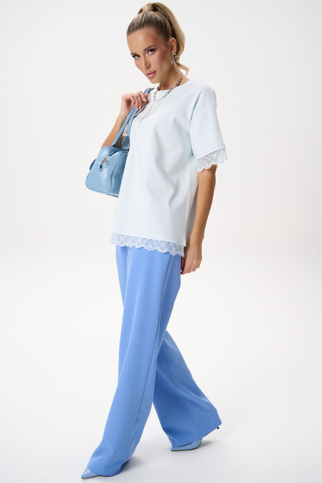 Футболка Бэль (голубой) - Эльза фото 12