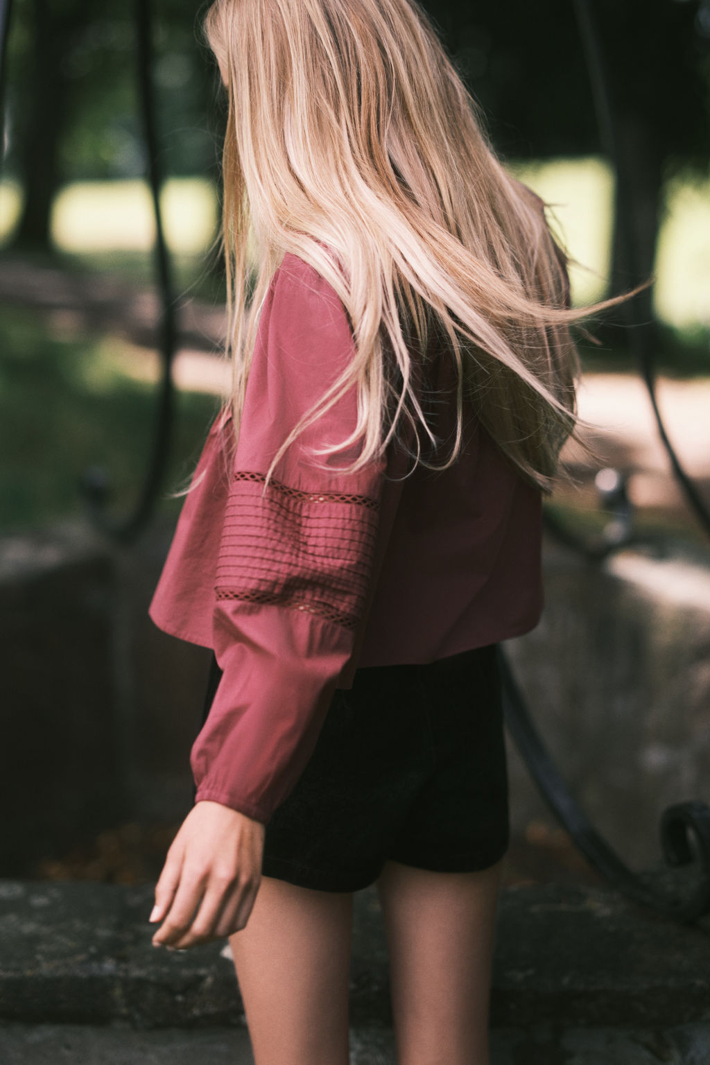 Blusa de algod?n con jaretas - H&m фото 7