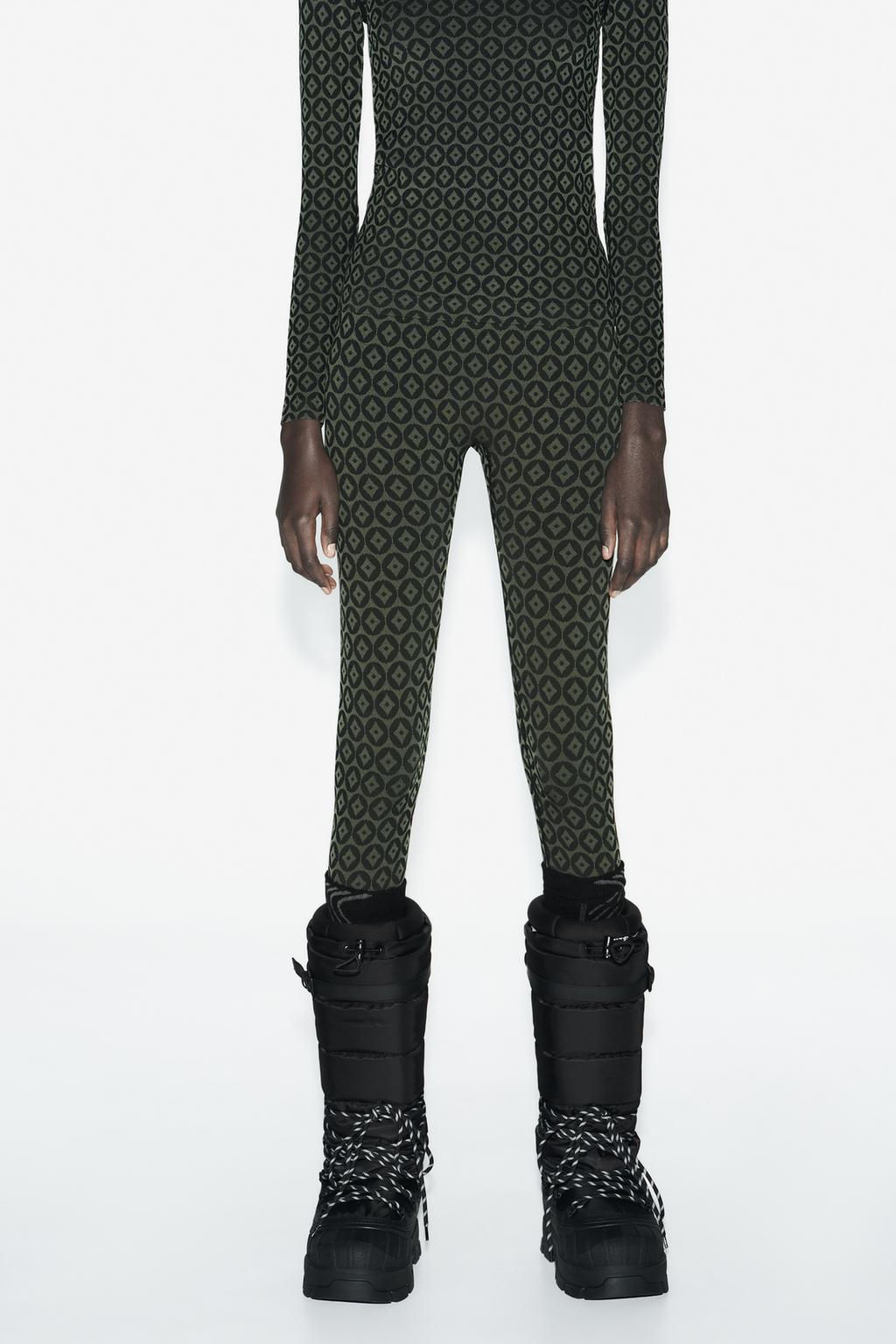 SKI COLLECTION THERMOLITE® THERMAL JACQUARD LEGGINGS - Zara фото 2