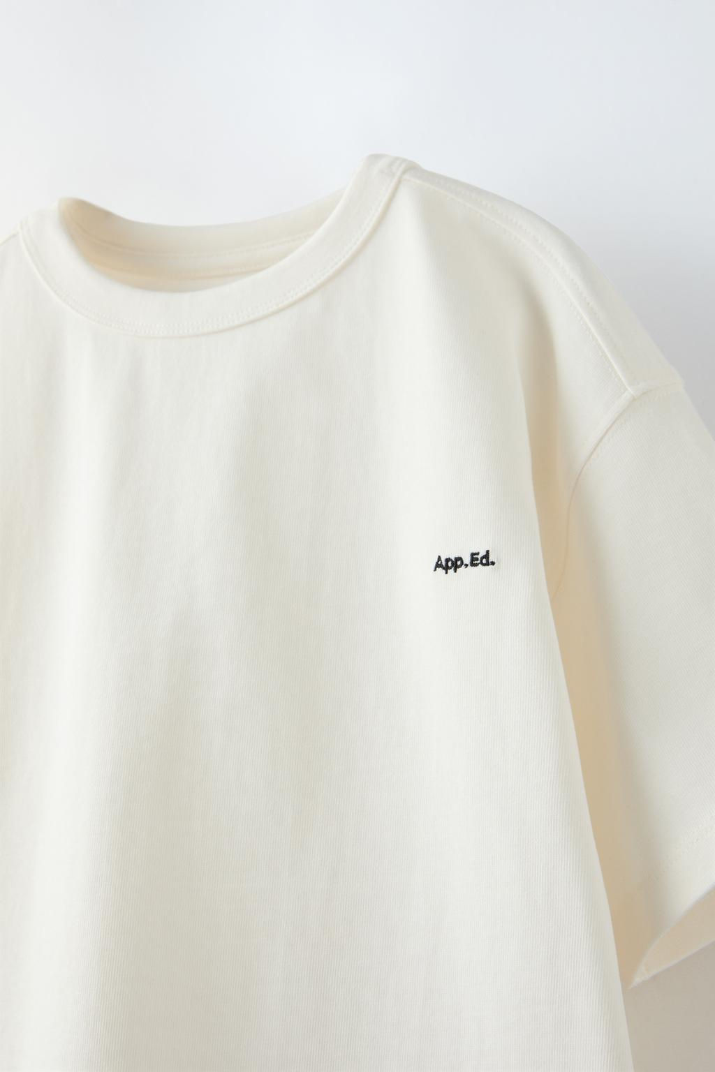 HEAVY WEIGHT ISLEMELI T-SHIRT - Zara фото 15